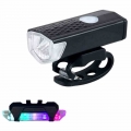 Bike Light USB Rechargeable 300 Lumens Bicycle Lamp Front Headlight Flashlight & Bicycle taillight Safety Warning Light TSLM