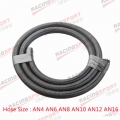 AN4 AN6 AN8 AN10 AN12 AN16 Nylon Cover Braided Oil Fuel Gas Line Hose Black|Fuel Supply & Treatment| - ebikpro.com