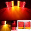 2pcs 12V Waterproof Durable Car Truck led rear tail light Lamp Brake Warning Light for Trailer Caravans UTE Campers ATV Bus|Truc