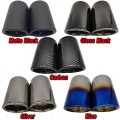 For Audi A4 B8 A3 8v 8p A1 Q5 A5 Volkswagen Vw Passat B7 Cc Tiguan Car Exhaust Pipe Muffler Tip Cover Car-styling Accessories -