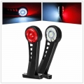 2PCS LED 24v Side Marker Lights Trailer Light Outline Indicator Warning Signal Lamp Trailer Van Lorry Bus Side Lights|Truck Ligh