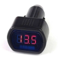 Cigarette lighter voltmeter Portable Digital Monitor Car Volt Voltmeter Tester LCD Cigarette Lighter Voltage Panel Meter 8 30V|