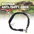 Bike Chain Lock Anti Scratch with Keys MTB Road Bike Accessory Safety Anti Theft Lock Chain Cloth Chain Lock Security Supplies|B