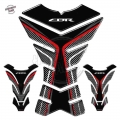 3D Carbon look Motorcycle Tank Pad Protector Decal Stickers Case for Honda CBR 250RR 600RR 900RR 1000RR 650F 500R Fireblade|Deca