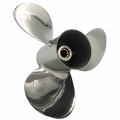 Boat Propeller 9 7/8x13 for Yamaha 25HP 30HP 3 Blades Stainless Steel Prop SS 10 Tooth RH OEM NO: 664 45949 02 EL 9.875x13|Marin