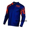 Delicate Fox 180 Race Jersey Scooter Riding Long Sleeve Mountain Bicycle Offroad Summer Blue Orange T shirt|Shirts & Tops|