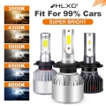 Hlxg H4 Led H7 H11 H8 Hb4 H1 H3 9005 Hb3 Auto Car Headlight Bulbs Motorcycle 8000lm Car Accessories 6000k 4300k 8000k Fog Lights