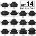 14 PIECE Car Multipack Ball Joint Rubber Dust Boot Covers Track Rod End Set Kit With Tongue And Groove Fastening System|Ball Joi