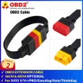 OBDII Extension cable 16Pin Male To Female for thinkdiag Easydiag OBD2 Connector 16 Pin diagnostic tool ELM327 OBD 2 Cable|Car D