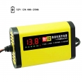 Full Automatic Car Motorcycle Battery Charger 12v 2a Smart 3 Stages Lead Acid Agm Gel Intelligent Lcd Display - Batteries &