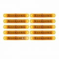 10PCS Amber 9LED Bus Truck Trailer Truck 24V LED Lights Side Marker Light Waterproof LED Light Tail Indicator Parking Light|Truc