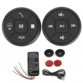 Car Steering Wheel Control Button Radio Volume GPS Wireless Controller Switch Steering Wheel Radio Remote Control Buttons Black|