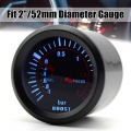 Upgrade 52mm Bar Blue Led Light Pressure Turbo Boost Gauge Meter DC 12V Auto Accessories|Boost Gauges| - ebikpro.com