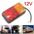 1 Pair 12V Rear Stop LED Lights Tail Brake Indicator Truck Van Lamp Trailer Light 10W Tail Lights For Trailers/Trucks/Utes/Boat|