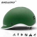 EXCLUSKY Commuter Bicycle Helmet 55 61cm Fashion Adult Urban Cycling Helmet City Unisex Skateboard Helmet Capacete de bicicleta|