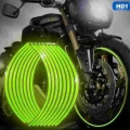 10''/12''/14''18'' Motorcycle Reflective Sticker Universal Wheel Rim Strips Decor Stripe Bike Sc