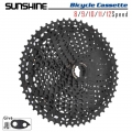 Sunshine Black Bicycle Freewheel Mtb Bike Cassette K7 8/9/10/11/12 Speed Shimano Hg Structure Specification For Shimano Sram - B