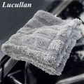 Lucullan 2021 New Launch Premium Special Hybird Twist Loop 70/30 Blend 900gsm Microfiber Drying Towel - Sponges, Cloths & Br