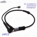 10PCS Brake Pad Sensor OEM NO 34356865611 & 34356799735 & 34356887827 for Mini Cooper F55 F56 Brake Pad Wear Warning Co