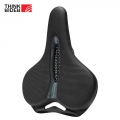 Mtb Bike Saddle Breathable Big Butt Cushion Leather Surface Seat Mountain Bicycle Shock Absorbing Hollow Cushion Accessories - B