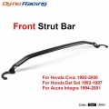 Front Upper Strut Brace Tie Bar Rear Kit For Honda Civic 92-00 Eg Ek/93-97 Del Sol/94-01 Integra Dc2 Front Strut Bar Bx101526 -