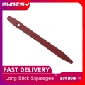 CNGZSY Long Stick Squeegee Auto Window Wrapping Scraper Car Sticker Vinyl Red Gasket Corner Tools A92|felt squeegee|water wiper