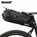 Rhinowalk Bike Bag Waterproof 10L13L Bicycle Saddle Bag Cycling Foldable Tail Rear Bag MTB Road Trunk Bikepacking Outdoor Travel