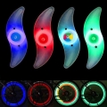 Bicycle lights night warning cycling willow windwheel spoke light wheel light S shaped windwheel LED tail light rear tail safety