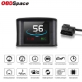 Obdspace P10 Obd2 Scanner Professional Car On-board Computer Digital Hud Display Temperature Fuel Consumption Meter Speed Gauge