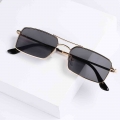 Classic Retro Rectangle Sunglasses for Women and Men Vintage Steampunk Metal Frame UV400 Lens Sun Glasses For Outdoor Sports|Cyc