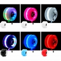 4pcs LED Double row Roller Skates Luminous Wheel Roller Skates Flashing Wheels for Inline Skates for Adults Kids Roller Wheels|F