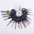 18pcs Auto Car Plug Circuit Board Wire Harness Terminal Extraction Disassembled Crimp Pin Back Needle Remove Tool Kit|Mechanical