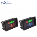 0.56Inch Red Blue LCD Digital Voltmeter 12V 60V 72V Battery Capacity Indicator Lead Acid Power Car Motorcycle Voltage Tester|Vo