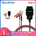 Automotive Battery Replacement Tool For 12V Cars Memory Saver Connector OBD2 Car Diagnostic Auto Emergency Power Supply Cable|E