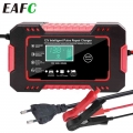 Digital LCD Car Battery Charger Full Automatic 12v Car Battery Charger Power Puls Repair Chargers Wet Dry Lead Acid|Car Battery