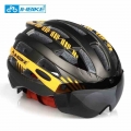 INBIKE Cycling Helmet MTB Bike Goggles Helme Professional Mountain Racing Helmet Ciclismo Men Women Bicycle IN MOLD Safely Cap|B