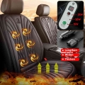 12/24V Heated Car Seat Cover 30‘ Fast Heating Seat Cushion Universal Car Seat Heater Thicken Lengthen Widen Flannel Heating Pad|