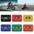 Inductive Digital Hour Meter Waterproof Engine Gauge Hour Meter LCD Display for Bike Motorcycle ATV Boat|Instruments| - Office