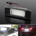 2Pcs Error Free White LED License Plate light For Nissan X Trail T30 T31 Qashqai J10 J11 Primera P12 Pathfinder R51 Juke F15|Sig