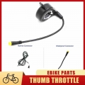 Electric Scooter Thumb Throttle Waterpoof Finger Thumb Throttle Gas Handle for Ebike Accelerator Bicycle Parts CE|E