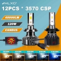 Turbo H7 Led H4 H1 H11 Hb4 Hb3 9005 9006 Lamp Motorcycle Headlight Bulbs Car Auto Fog Lights 20000lm Nebbia Csp 6000k 4300k Hlxg