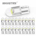 20pcs Auto T10 Led Cold White 194 W5w Led 168 Cob Silica Car Super Bright Turn Side License Plate Light Lamp Bulb Dc 12v - Signa