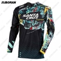 2021 poc Moto bike Long Sleeve Jersey Mtb Enduro Shirt Downhill Ciclismo Motocross bmx Mountain Bike Clothing santa cruz team|Cy