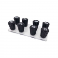 8pcs/pack Plastic Abs Wheel Car Tire Valve Caps Vr Vl Hr Hl Printing 8v1 Schrader Stem Cover - Nuts & Bolts - ebikpro.c