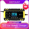 12V 8A 24V 4A Auto Charger Motorcycle Car Battery Charger AGM GEL WET Lead Acid Battery Charger 3 charge stages Fast Charging|B