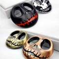 3d Metal Car Stickers Motorcycle Badge Emblem Stickers Jack Skellington Skull Tuning Decals Car-styling Accessories Decoration