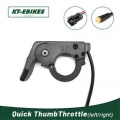 Quick Thumb Throttle Electric Bicycle Part & Accessories Scooter Bike Throttle Ebike 3 Pin Waterproof Sm Connector - Electri