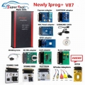 Iprog+ V87 Full Adapters Key Programmer Ecu Tool Iprog + Plus 85 Support Immo Mileage Replace Carprog/tango/digiprog3 Diagnostic