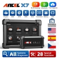 ANCEL X7 Obd2 Professional Diagnostic Auto Full System Multilingual Free Update BMS EPB ABS Oil Reset Auto Car Diagnostic Tool|C