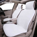 AUTOROWN Faux Fur Car Seat Covers Winter Universal Car Seat Cushion For Toyota Hyundai Lexus Kia Lada Automobile Accessories|Aut